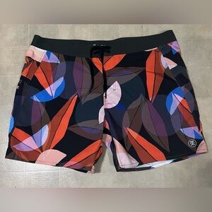 ROARK The Boatman Cordura Multi Color Boardshorts 17” Mens Size 40.